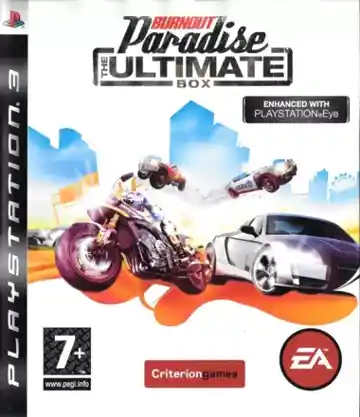 Burnout Paradise - The Ultimate Box (USA) (v1.70) (Disc) (Update) box cover front